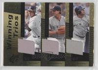 Randy Johnson, Bobby Abreu, Derek Jeter #/75