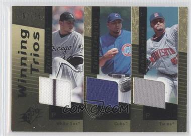 2007 SPx - Winning Trios #WT-15 - Freddy Garcia, Carlos Zambrano, Johan Santana /75