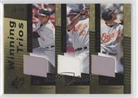 Miguel Tejada, Nick Markakis, Brian Roberts #/75