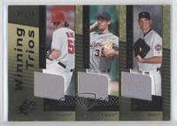 Mike Pelfrey, Jered Weaver, Justin Verlander #/75