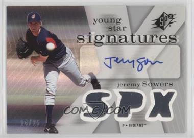 2007 SPx - Young Star Signatures - Spectrum #YS-JS - Jeremy Sowers /25