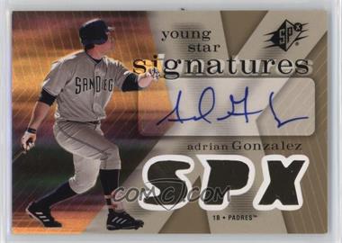 2007 SPx - Young Star Signatures #YS-AG - Adrian Gonzalez