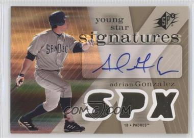 2007 SPx - Young Star Signatures #YS-AG - Adrian Gonzalez