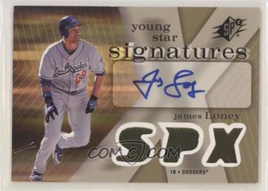 2007 SPx - Young Star Signatures #YS-LO - James Loney