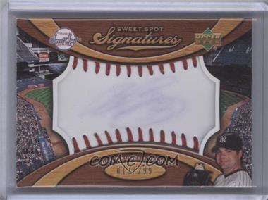 2007 Sweet Spot - Signatures Ball - Red Stitching Blue Ink #SS-BR - Brian Bruney /299 [Noted]