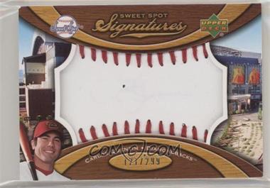2007 Sweet Spot - Signatures Ball - Red Stitching Blue Ink #SS-CQ - Carlos Quentin /299