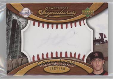 2007 Sweet Spot - Signatures Ball - Red Stitching Blue Ink #SS-HP - Hunter Pence /350 [EX to NM]