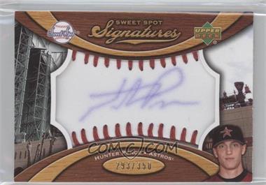 2007 Sweet Spot - Signatures Ball - Red Stitching Blue Ink #SS-HP - Hunter Pence /350