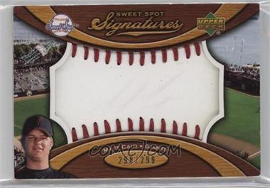 2007 Sweet Spot - Signatures Ball - Red Stitching Blue Ink #SS-MC - Matt Cain /299 [EX to NM]