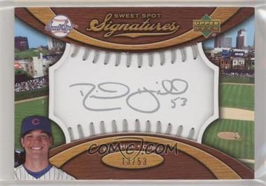 2007 Sweet Spot - Signatures Ball - Silver Stitching Silver Ink #SS-RH - Rich Hill /53