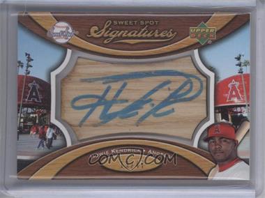 2007 Sweet Spot - Signatures Bat Barrel - Ash Blue Ink #SS-HK - Howie Kendrick /47