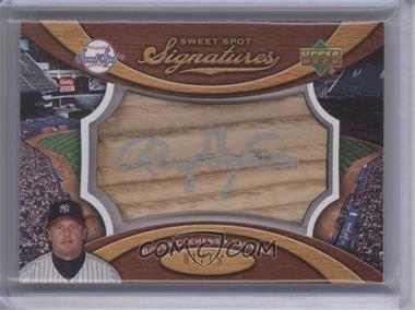 2007 Sweet Spot - Signatures Bat Barrel - Ash Silver Ink #SS-RC - Roger Clemens /15