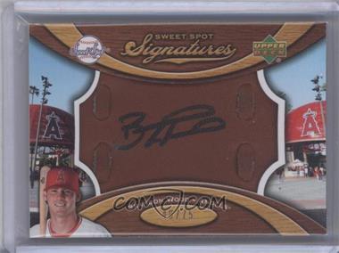 2007 Sweet Spot - Signatures Glove Leather - Brown Black Ink #SS-BW - Brandon Wood /75