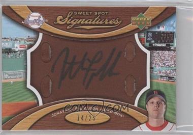 2007 Sweet Spot - Signatures Glove Leather - Brown Black Ink #SS-JP - Jonathan Papelbon /25