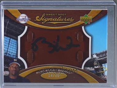 2007 Sweet Spot - Signatures Glove Leather - Brown Black Ink #SS-RW - Rickie Weeks /25