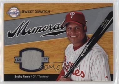 2007 Sweet Spot - Sweet Swatch Memorabilia #SW-BA - Bobby Abreu