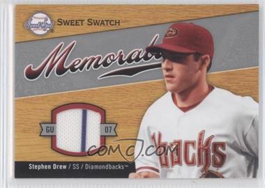 2007 Sweet Spot - Sweet Swatch Memorabilia #SW-SD - Stephen Drew