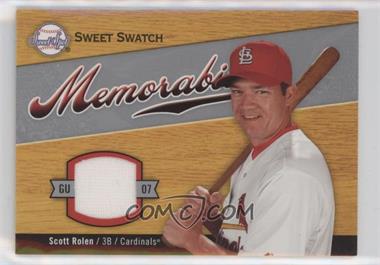 2007 Sweet Spot - Sweet Swatch Memorabilia #SW-SR - Scott Rolen