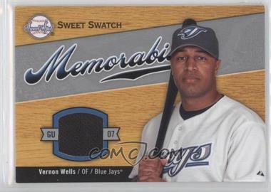 2007 Sweet Spot - Sweet Swatch Memorabilia #SW-VW - Vernon Wells