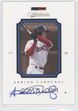 2007 TRISTAR Autothentics - [Base] - Autographs #33 - Adrian Cardenas