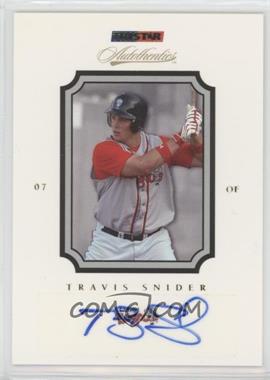 2007 TRISTAR Autothentics - [Base] - Autographs #60 - Travis Snider