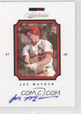 2007 TRISTAR Autothentics - [Base] - Blue Autographs #16 - Joe Mather /250