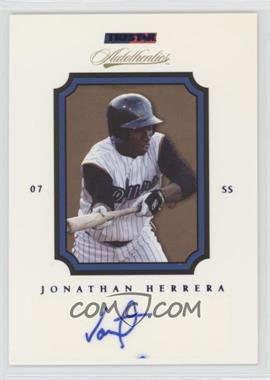 2007 TRISTAR Autothentics - [Base] - Blue Autographs #56 - Jonathan Herrera /250