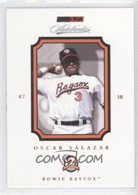 2007 TRISTAR Autothentics - [Base] - Bronze #74 - Oscar Salazar /50