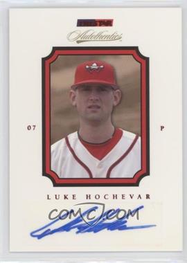 2007 TRISTAR Autothentics - [Base] - Red Autographs #24 - Luke Hochevar /50