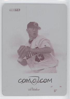 2007 TRISTAR Elegance - [Base] - Printing Plate Magenta #30 - Yovani Gallardo /1