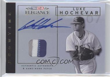 2007 TRISTAR Elegance - Showtime - Game-Worn Gold Patch Autographs #ST-LH - Luke Hochevar /5