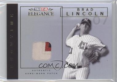 2007 TRISTAR Elegance - Showtime - Game-Worn Parallel Patch #ST-BL - Brad Lincoln /25