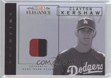 2007 TRISTAR Elegance - Showtime - Game-Worn Parallel Patch #ST-CK - Clayton Kershaw /25