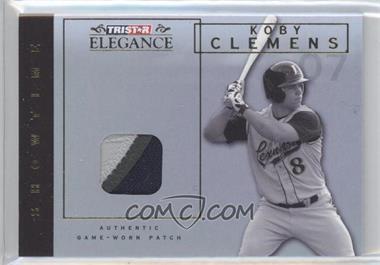 2007 TRISTAR Elegance - Showtime - Game-Worn Patch #ST-KC - Koby Clemens