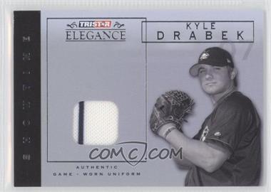 2007 TRISTAR Elegance - Showtime - Game-Worn Uniform #ST-KD - Kyle Drabek