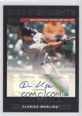 2007 Topps - 2006 Highlights Autograph #HADU - Dan Uggla