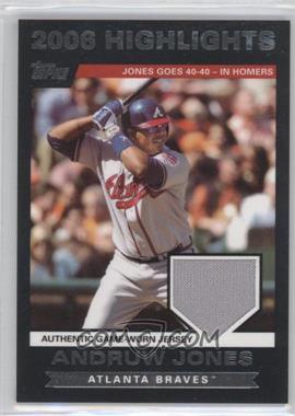 2007 Topps - 2006 Highlights Relic #HRAJ - Andruw Jones