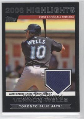 2007 Topps - 2006 Highlights Relic #HRVW.2 - Vernon Wells (First Longball)