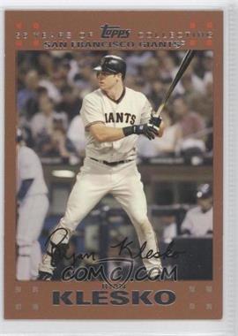 2007 Topps - [Base] - Copper #496 - Ryan Klesko /56