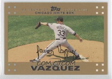 2007 Topps - [Base] - Gold #147 - Javier Vazquez /2007