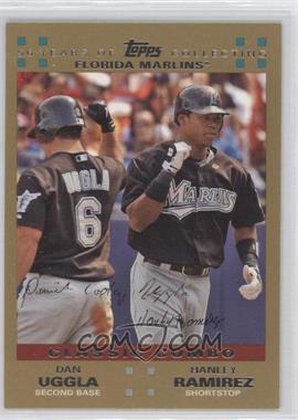 2007 Topps - [Base] - Gold #655 - Classic Combo - Dan Uggla, Hanley Ramirez /2007