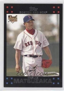 2007 Topps - [Base] - Red Back #630 - Daisuke Matsuzaka