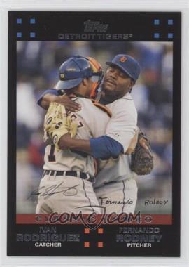 2007 Topps - [Base] - Red Back #654 - Classic Combo - Ivan Rodriguez, Fernando Rodney