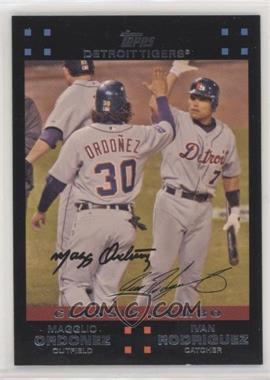 2007 Topps - [Base] #149 - Classic Combo - Magglio Ordonez, Ivan Rodriguez [EX to NM]