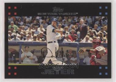 2007 Topps - [Base] #40.2 - Derek Jeter (Mickey Mantle and President George W. Bush in Background)