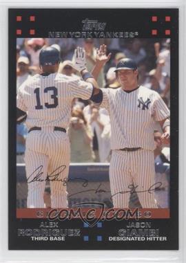 2007 Topps - [Base] #650 - Classic Combo - Alex Rodriguez, Jason Giambi