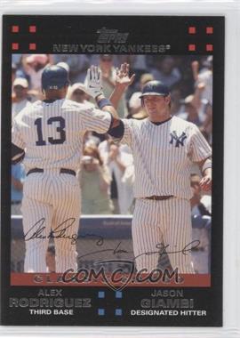 2007 Topps - [Base] #650 - Classic Combo - Alex Rodriguez, Jason Giambi