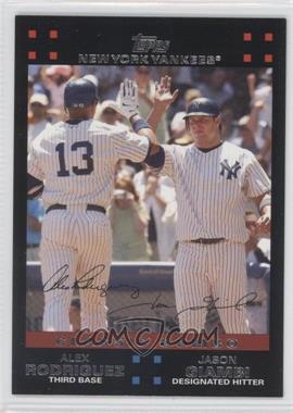 2007 Topps - [Base] #650 - Classic Combo - Alex Rodriguez, Jason Giambi