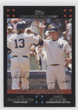 2007 Topps - [Base] #650 - Classic Combo - Alex Rodriguez, Jason Giambi