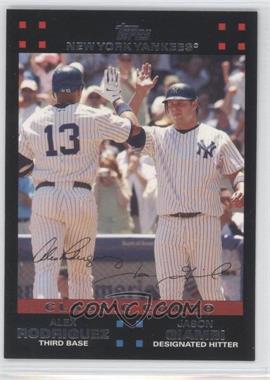 2007 Topps - [Base] #650 - Classic Combo - Alex Rodriguez, Jason Giambi